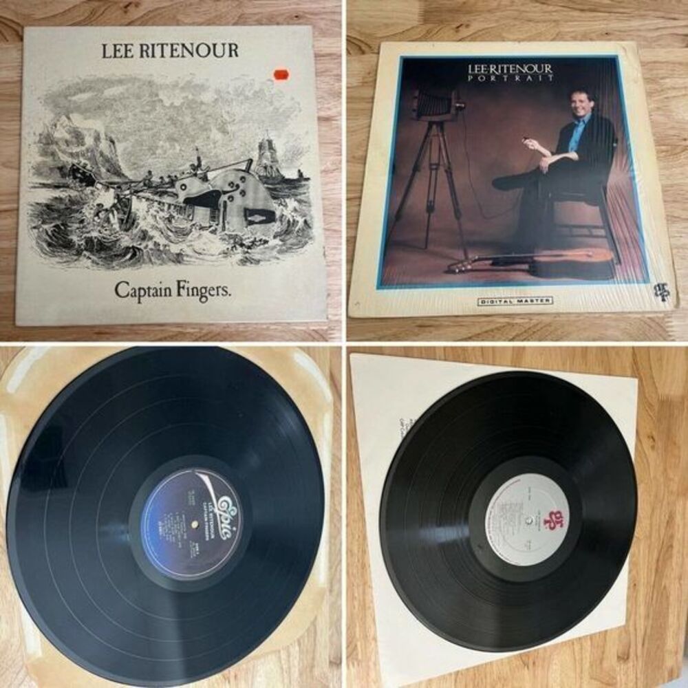 (Lot of 2) Lee Ritenour albums record (LP VINYL) Captain Fingers, Portrait